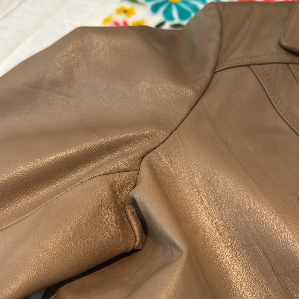 Vintage 1980’s Women’s Wilson’s Suede and Leather Trench-coat in XL/16 - Picture 12 of 16